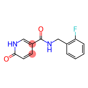 N-[(2-fluorophenyl)methyl]-6-oxo-1,6-dihydropyridine-3-carboxamide