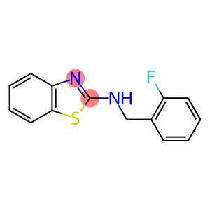 N-[(2-fluorophenyl)methyl]-1,3-benzothiazol-2-amine