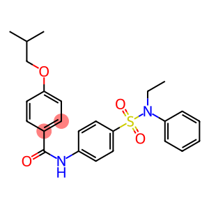 N-{4-[(ethylanilino)sulfonyl]phenyl}-4-isobutoxybenzamide