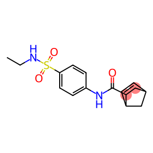 N-{4-[(ethylamino)sulfonyl]phenyl}bicyclo[2.2.1]hept-5-ene-2-carboxamide