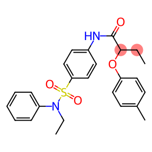 N-{4-[(ethylanilino)sulfonyl]phenyl}-2-(4-methylphenoxy)butanamide