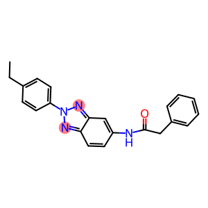 N-[2-(4-ethylphenyl)-2H-1,2,3-benzotriazol-5-yl]-2-phenylacetamide