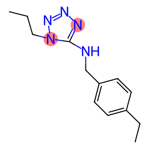 N-(4-ethylbenzyl)-N-(1-propyl-1H-tetraazol-5-yl)amine