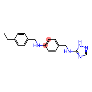 N-(4-ethylbenzyl)-N-{4-[(1H-1,2,4-triazol-5-ylamino)methyl]phenyl}amine