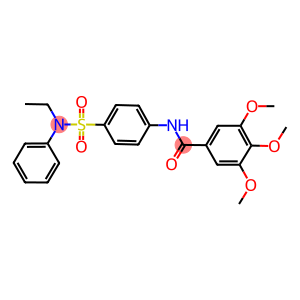 N-{4-[(ethylanilino)sulfonyl]phenyl}-3,4,5-trimethoxybenzamide