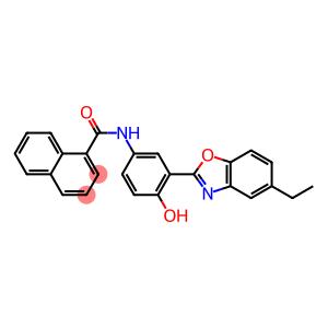 N-[3-(5-ethyl-1,3-benzoxazol-2-yl)-4-hydroxyphenyl]-1-naphthamide