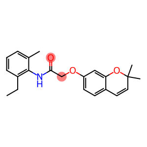 N1-(2-ethyl-6-methylphenyl)-2-[(2,2-dimethyl-2H-chromen-7-yl)oxy]acetamide