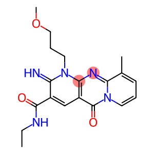 N-ethyl-2-imino-1-(3-methoxypropyl)-10-methyl-5-oxo-1,5-dihydro-2H-dipyrido[1,2-a:2,3-d]pyrimidine-3-carboxamide