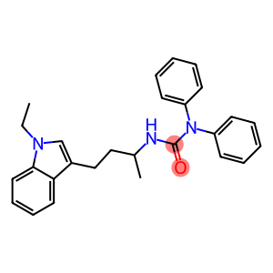 N'-[3-(1-ETHYL-1H-INDOL-3-YL)-1-METHYLPROPYL]-N,N-DIPHENYLUREA