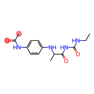 N-[4-({1-[(ethylcarbamoyl)amino]-1-oxopropan-2-yl}amino)phenyl]acetamide