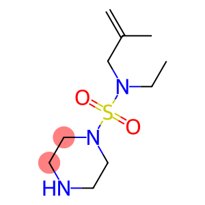 N-ETHYL-N-(2-METHYLPROP-2-ENYL)PIPERAZINE-1-SULFONAMIDE
