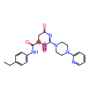 N-(4-ETHYLPHENYL)-6-OXO-2-(4-(PYRIDIN-2-YL)PIPERAZIN-1-YL)-3,4,5,6-TETRAHYDROPYRIMIDINE-4-CARBOXAMIDE