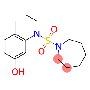 N-ethyl-N-(5-hydroxy-2-methylphenyl)azepane-1-sulfonamide