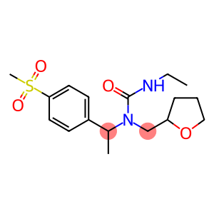 N-ETHYL-N'-[A-METHYL-4-(METHYLSULPHONYL)BENZYL]-N'-(TETRAHYDROFURFURYL)UREA