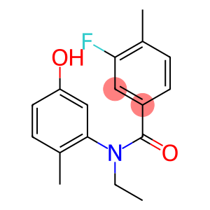 N-ethyl-3-fluoro-N-(5-hydroxy-2-methylphenyl)-4-methylbenzamide