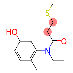 N-ethyl-N-(5-hydroxy-2-methylphenyl)-3-(methylsulfanyl)propanamide