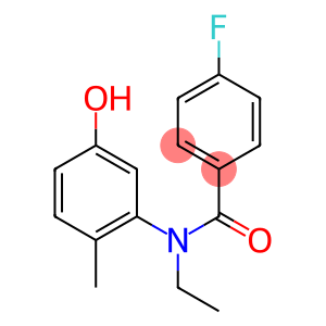 N-ethyl-4-fluoro-N-(5-hydroxy-2-methylphenyl)benzamide