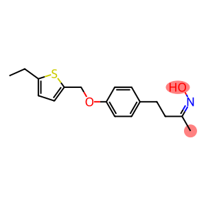 N-(4-{4-[(5-ethylthiophen-2-yl)methoxy]phenyl}butan-2-ylidene)hydroxylamine