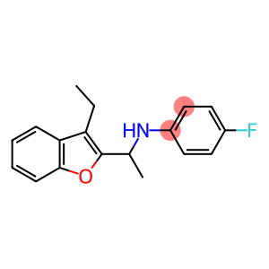 N-[1-(3-ethyl-1-benzofuran-2-yl)ethyl]-4-fluoroaniline