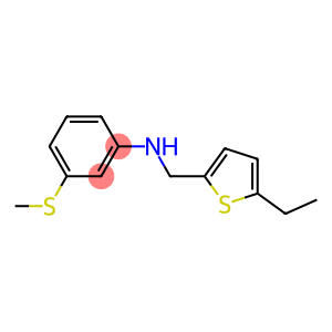 N-[(5-ethylthiophen-2-yl)methyl]-3-(methylsulfanyl)aniline