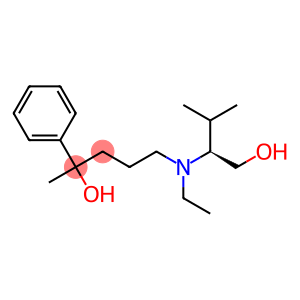 5-[N-Ethyl-N-[(S)-1-hydroxymethyl-2-methylpropyl]amino]-2-phenyl-2-pentanol