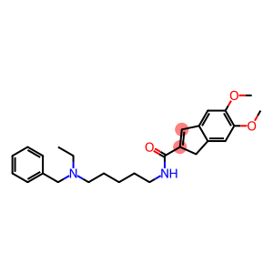 N-[5-(Ethylbenzylamino)pentyl]-5,6-dimethoxy-1H-indene-2-carboxamide