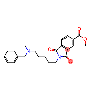 N-[5-(Ethylbenzylamino)pentyl]-5-(methoxycarbonyl)phthalimide