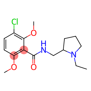 N-[(1-Ethyl-2-pyrrolidinyl)methyl]-2,6-dimethoxy-5-chlorobenzamide