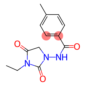 N-(3-Ethyl-2,4-dioxoimidazolidin-1-yl)-4-methylbenzamide