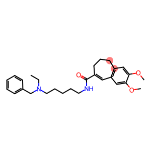 N-[5-(Ethylbenzylamino)pentyl]-2,3-dimethoxy-8,9-dihydro-7H-benzocycloheptene-6-carboxamide