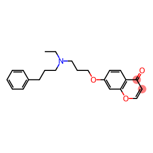 7-[3-(N-Ethyl-3-phenylpropylamino)propyloxy]-4H-1-benzopyran-4-one