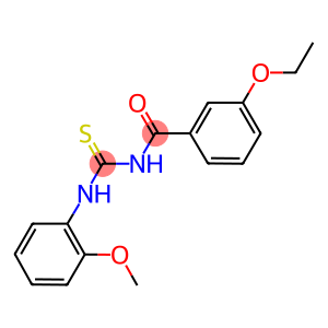 N-(3-ethoxybenzoyl)-N'-(2-methoxyphenyl)thiourea