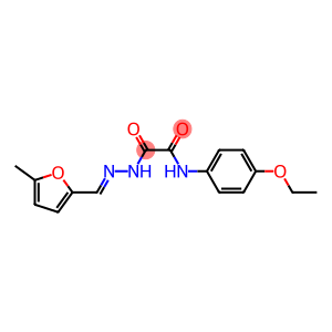 N-(4-ethoxyphenyl)-2-{2-[(5-methyl-2-furyl)methylene]hydrazino}-2-oxoacetamide