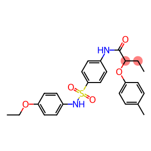 N-{4-[(4-ethoxyanilino)sulfonyl]phenyl}-2-(4-methylphenoxy)butanamide