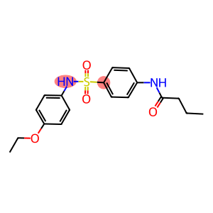 N-{4-[(4-ethoxyanilino)sulfonyl]phenyl}butanamide