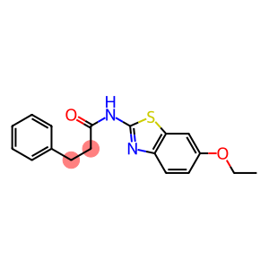 N-(6-ethoxy-1,3-benzothiazol-2-yl)-3-phenylpropanamide