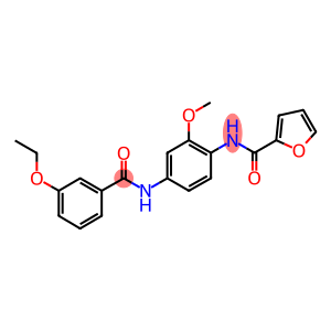 N-{4-[(3-ethoxybenzoyl)amino]-2-methoxyphenyl}-2-furamide