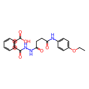 2-(N'-[3-(4-ETHOXY-PHENYLCARBAMOYL)-PROPIONYL]-HYDRAZINOCARBONYL)-BENZOIC ACID