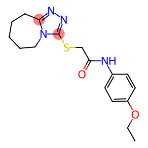 N-(4-ETHOXYPHENYL)-2-(6,7,8,9-TETRAHYDRO-5H-[1,2,4]TRIAZOLO[4,3-A]AZEPIN-3-YLTHIO)ACETAMIDE