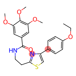 N-(2-(4-(4-ETHOXYPHENYL)THIAZOL-2-YL)ETHYL)-3,4,5-TRIMETHOXYBENZAMIDE