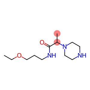 N-(3-ethoxypropyl)-2-(piperazin-1-yl)propanamide