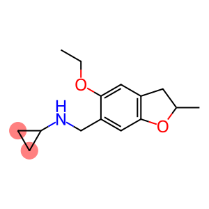 N-[(5-ethoxy-2-methyl-2,3-dihydro-1-benzofuran-6-yl)methyl]cyclopropanamine