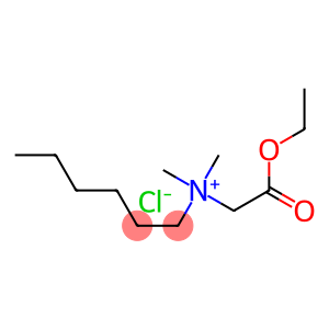 N-Ethoxycarbonylmethyl-N,N-dimethylhexylammonium chloride