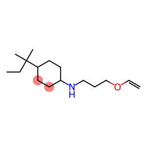 N-[3-(ethenyloxy)propyl]-4-(2-methylbutan-2-yl)cyclohexan-1-amine