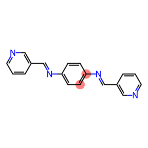 N-[(E)-3-pyridinylmethylidene]-N-(4-{[(E)-3-pyridinylmethylidene]amino}phenyl)amine