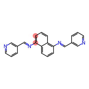 N-[(E)-3-pyridinylmethylidene]-N-(5-{[(E)-3-pyridinylmethylidene]amino}-1-naphthyl)amine