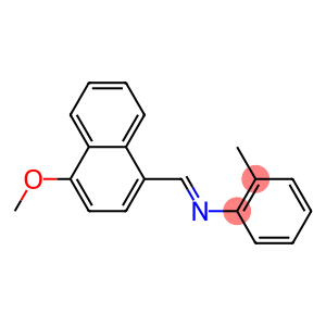 N-[(E)-(4-methoxy-1-naphthyl)methylidene]-N-(2-methylphenyl)amine