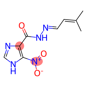 N'-[(1E)-3-METHYLBUT-2-ENYLIDENE]-5-NITRO-1H-IMIDAZOLE-4-CARBOHYDRAZIDE