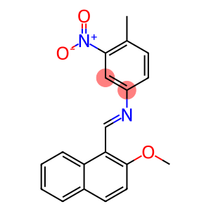 N-[(E)-(2-methoxy-1-naphthyl)methylidene]-N-(4-methyl-3-nitrophenyl)amine