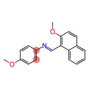 N-[(E)-(2-methoxy-1-naphthyl)methylidene]-N-(4-methoxyphenyl)amine